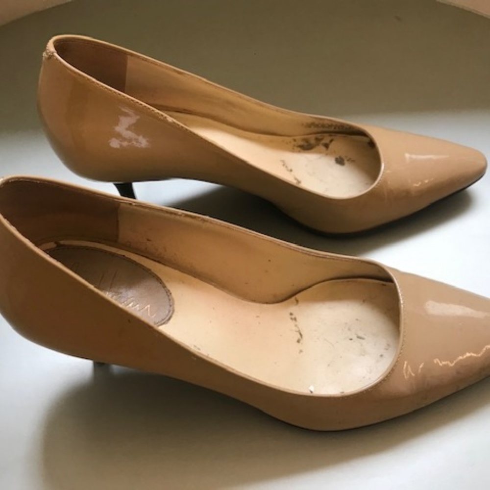 Cole Haan Nike Air Patent Nude Pump